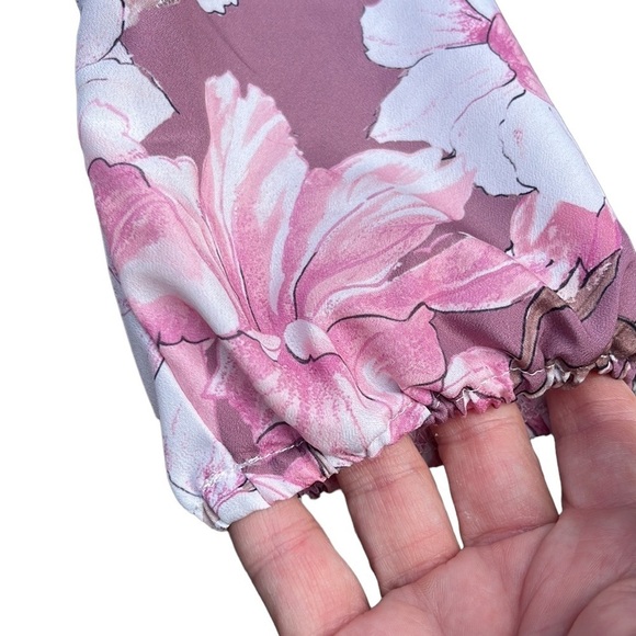 EUC Alexia Admor Slit Front Floral Dress Size Medium - Picture 6 of 11